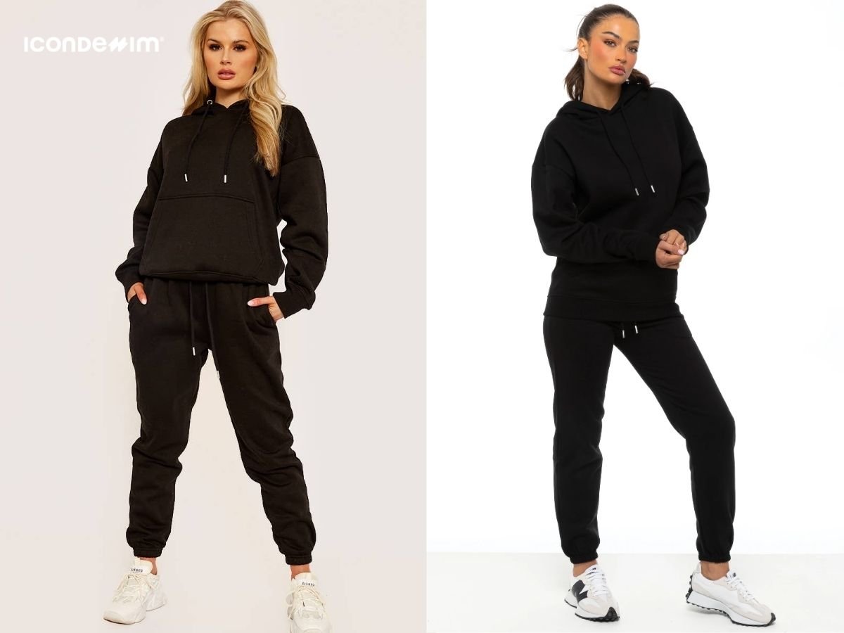 Phối quần jogger với áo hoodie họa tiết độc đáo