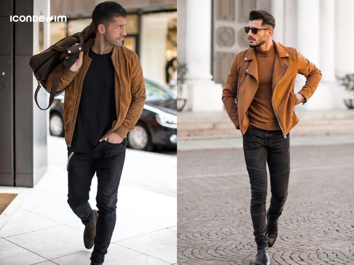 Phối áo sweater nam với áo khoác bomber