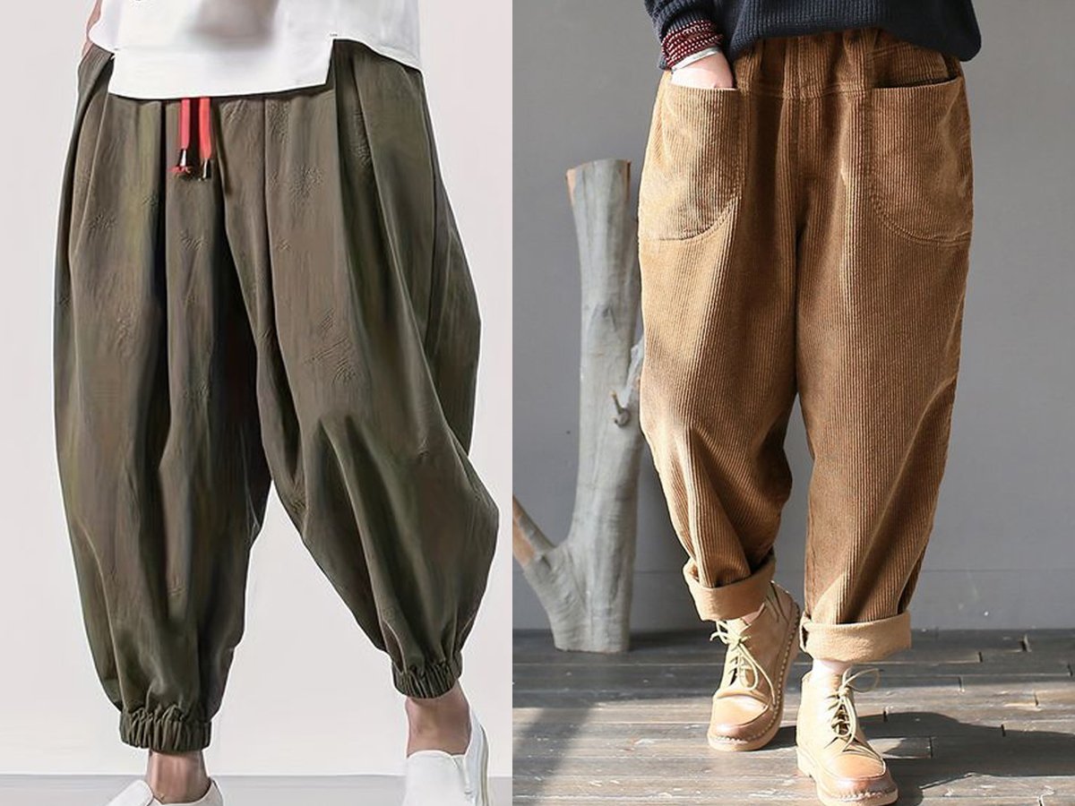 Quần baggy và quần jogger phong cách Bohemian