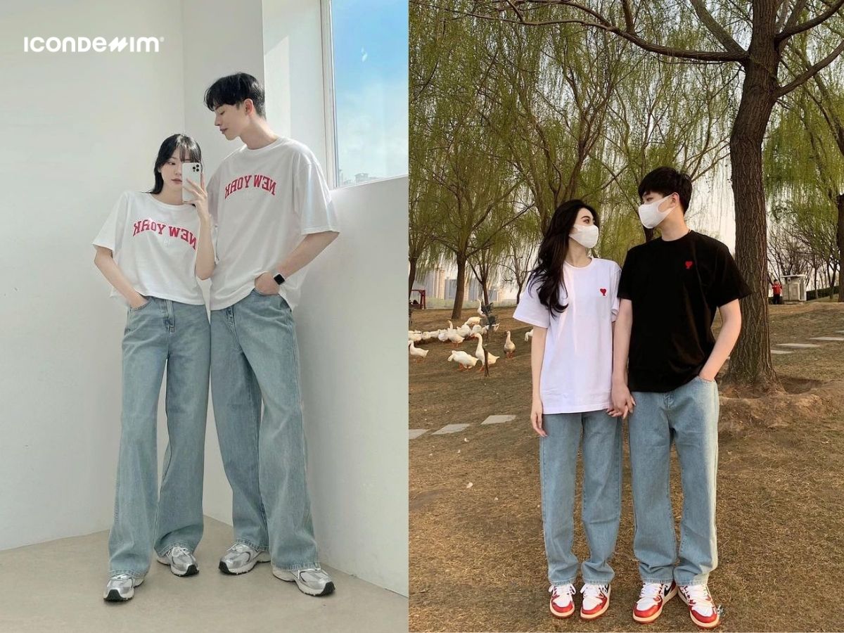 Phong cách unisex với quần jeans