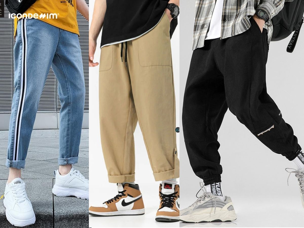 Quần baggy có nhiều mẫu mã, phù hợp với đa dạng sở thích