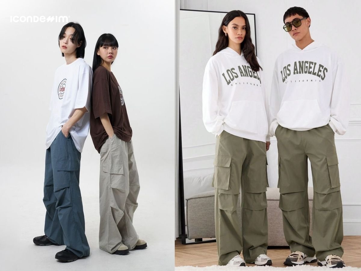 Quần cargo phối đồ unisex