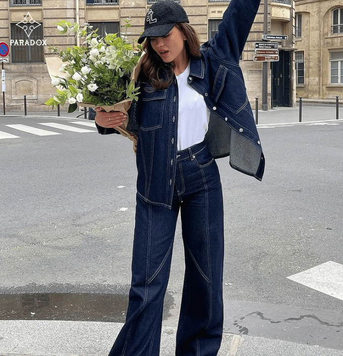 Đôi nét về cách phối đồ với quần jeans xanh