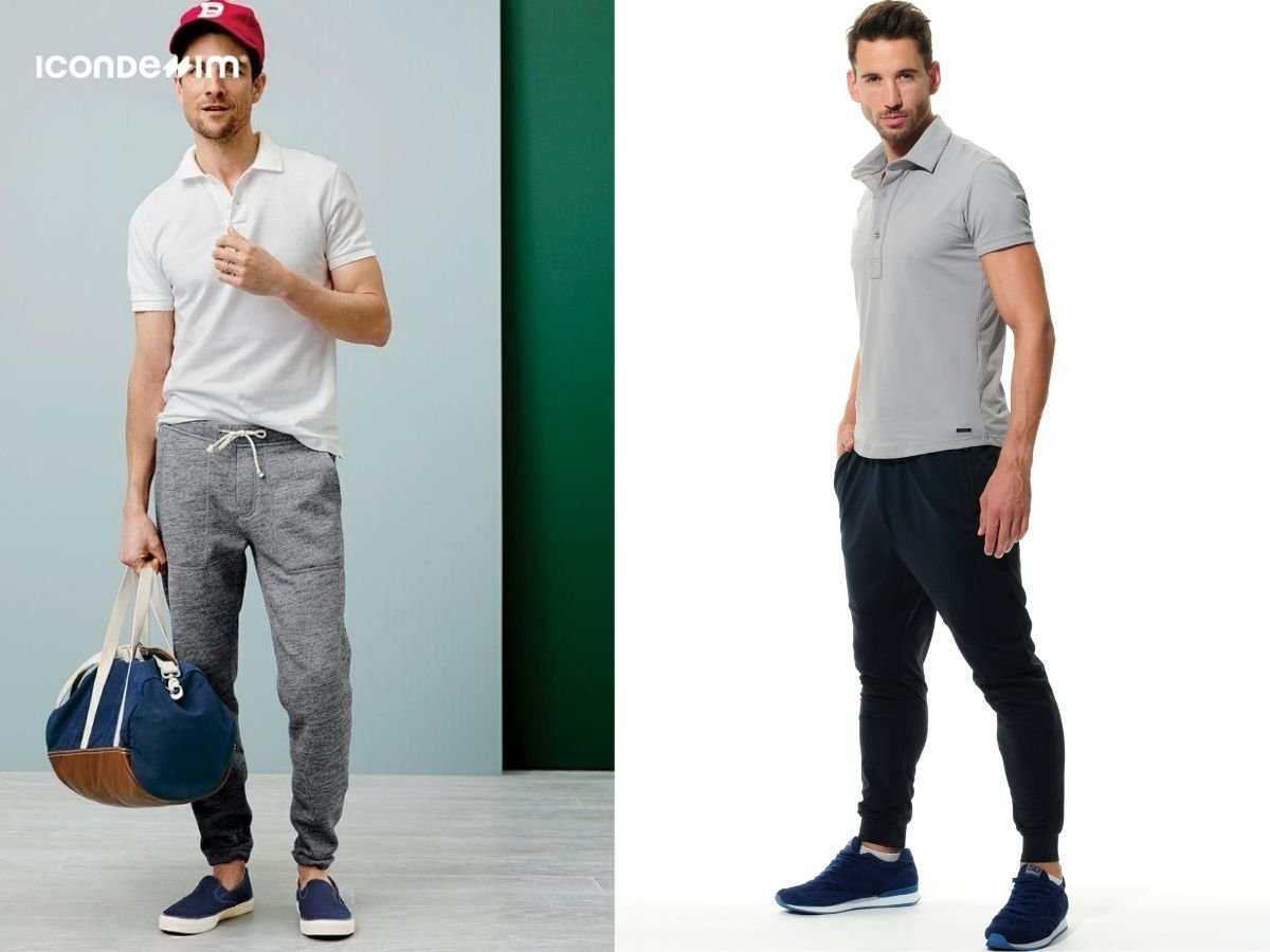Kết hợp quần jogger và áo polo thoải mái, thanh lịch