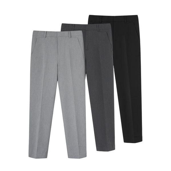 Quần Tây Nam Ống Suông Co Giãn Basic Form Straight