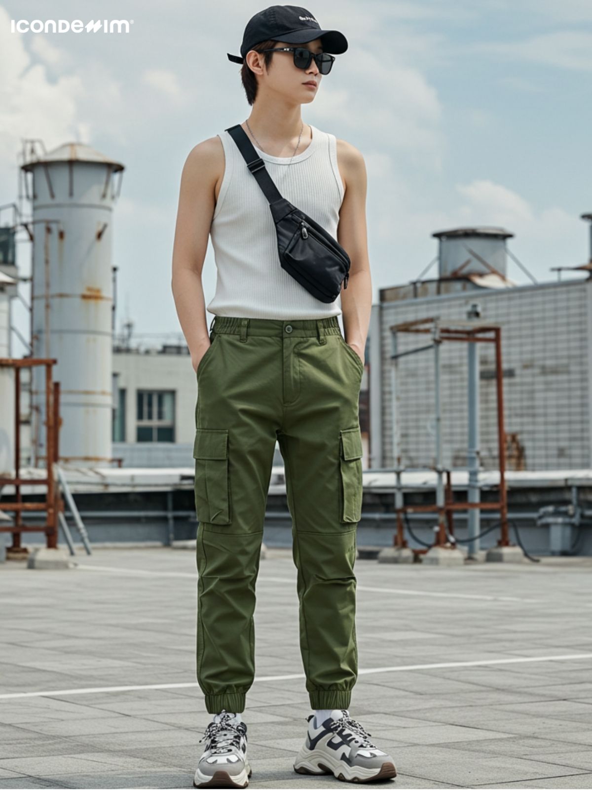 Quần túi hộp cá tính, năng động ngày hè