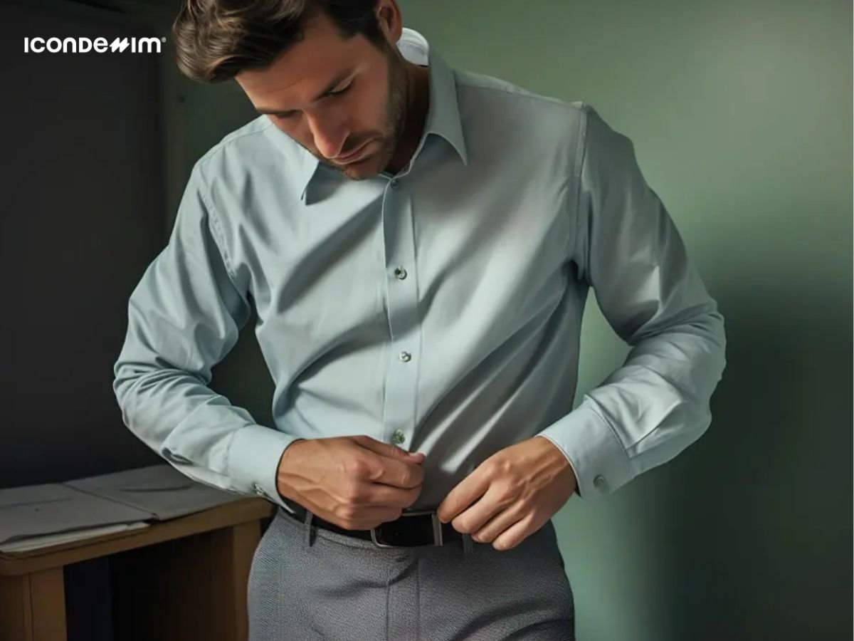 Sơ vin áo sơ mi gọn gàng