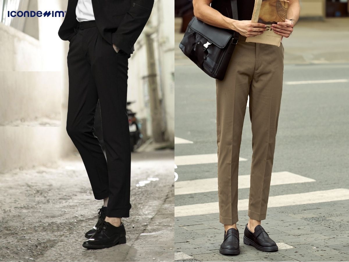 Quần trouser là một kiểu dáng quần tây, form đứng, tôn dáng