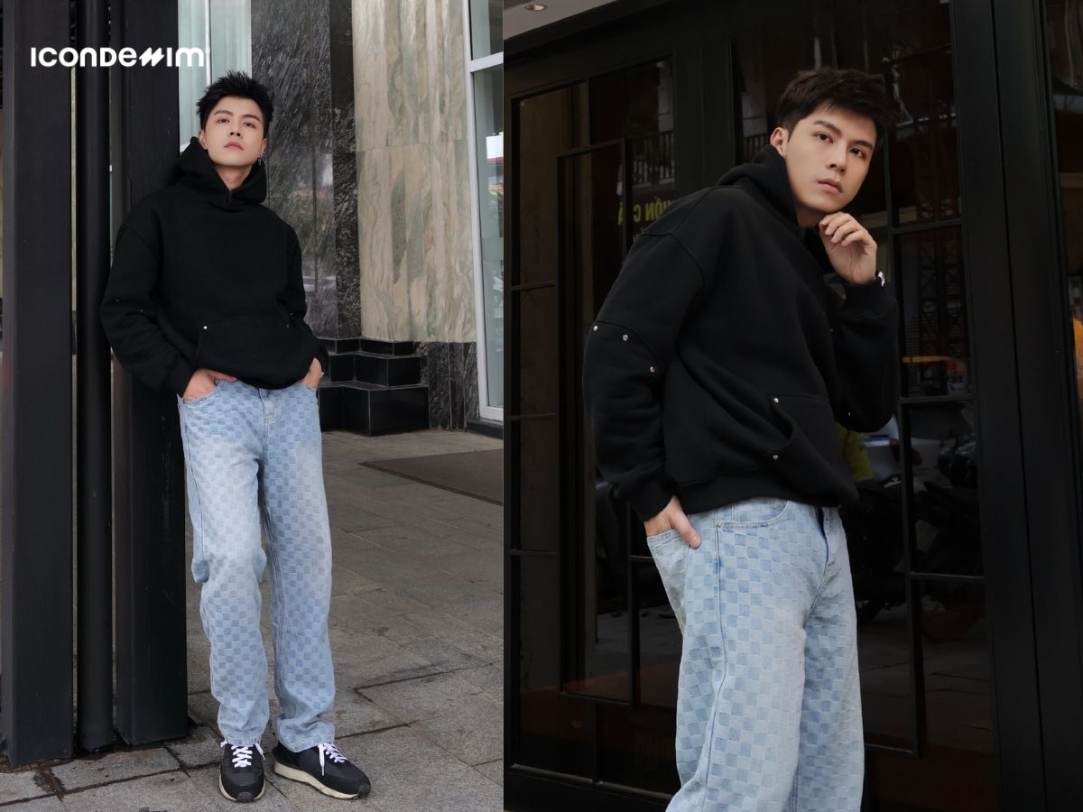 Baggy jeans, áo hoodie