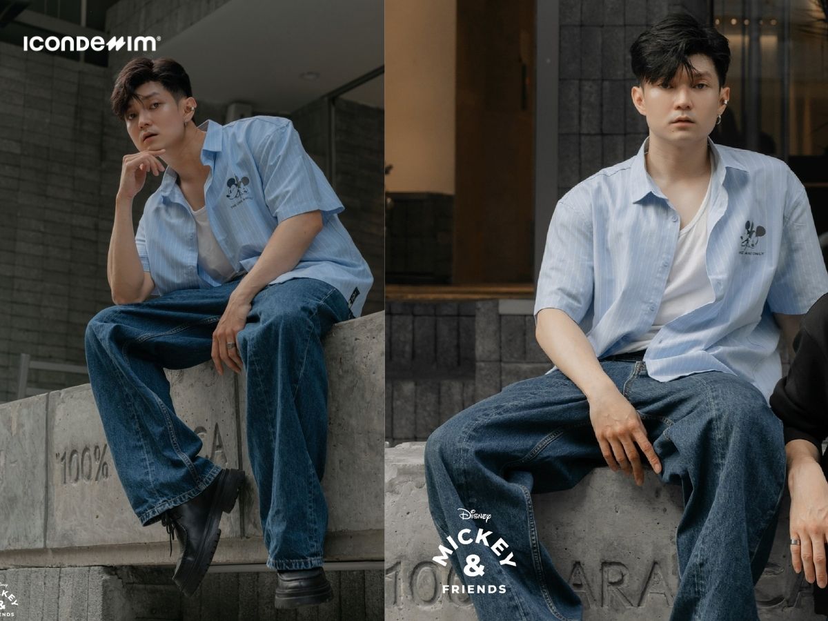 Baggy jeans, áo sơ mi