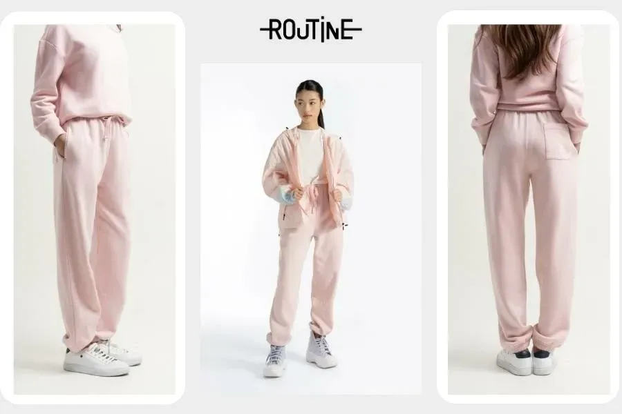 Áo khoác dù và quần jogger là lựa chọn hoàn hảo cho các nàng yêu thể thao cá tính.