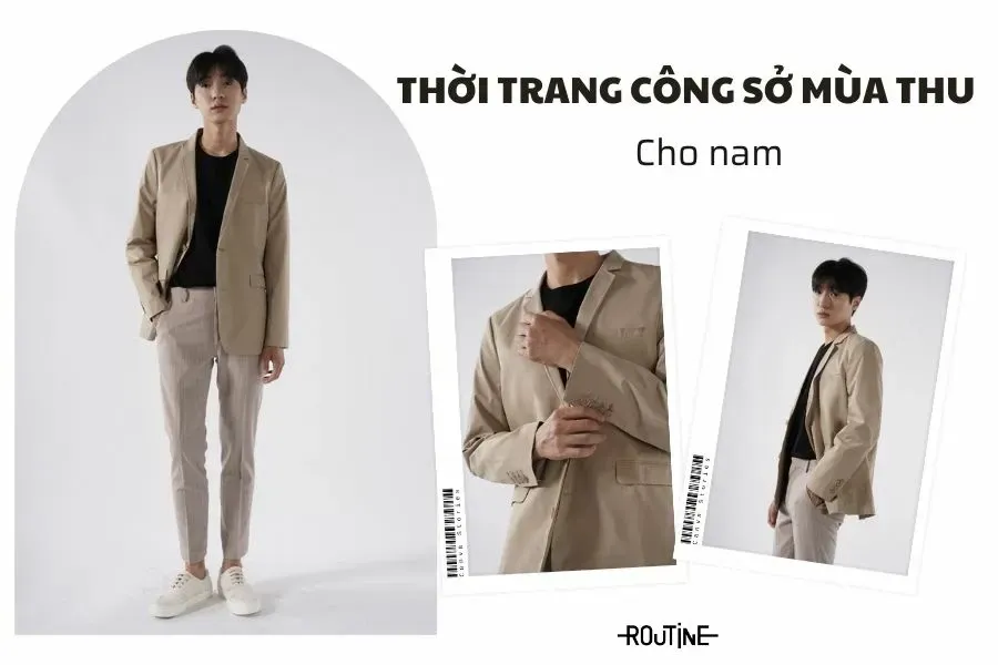 Lịch lãm với cách phối thời trang công sở mùa thu cùng áo vest
