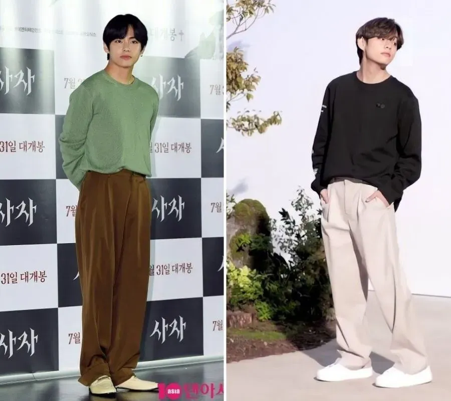 Một chút thời thượng với sweater kết hợp cùng quần ống rộng