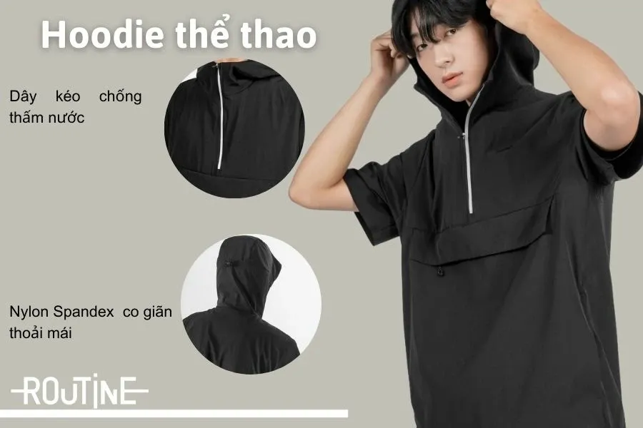 Hoodie thể thao được thiết kế thích hợp cho mọi mùa trong năm