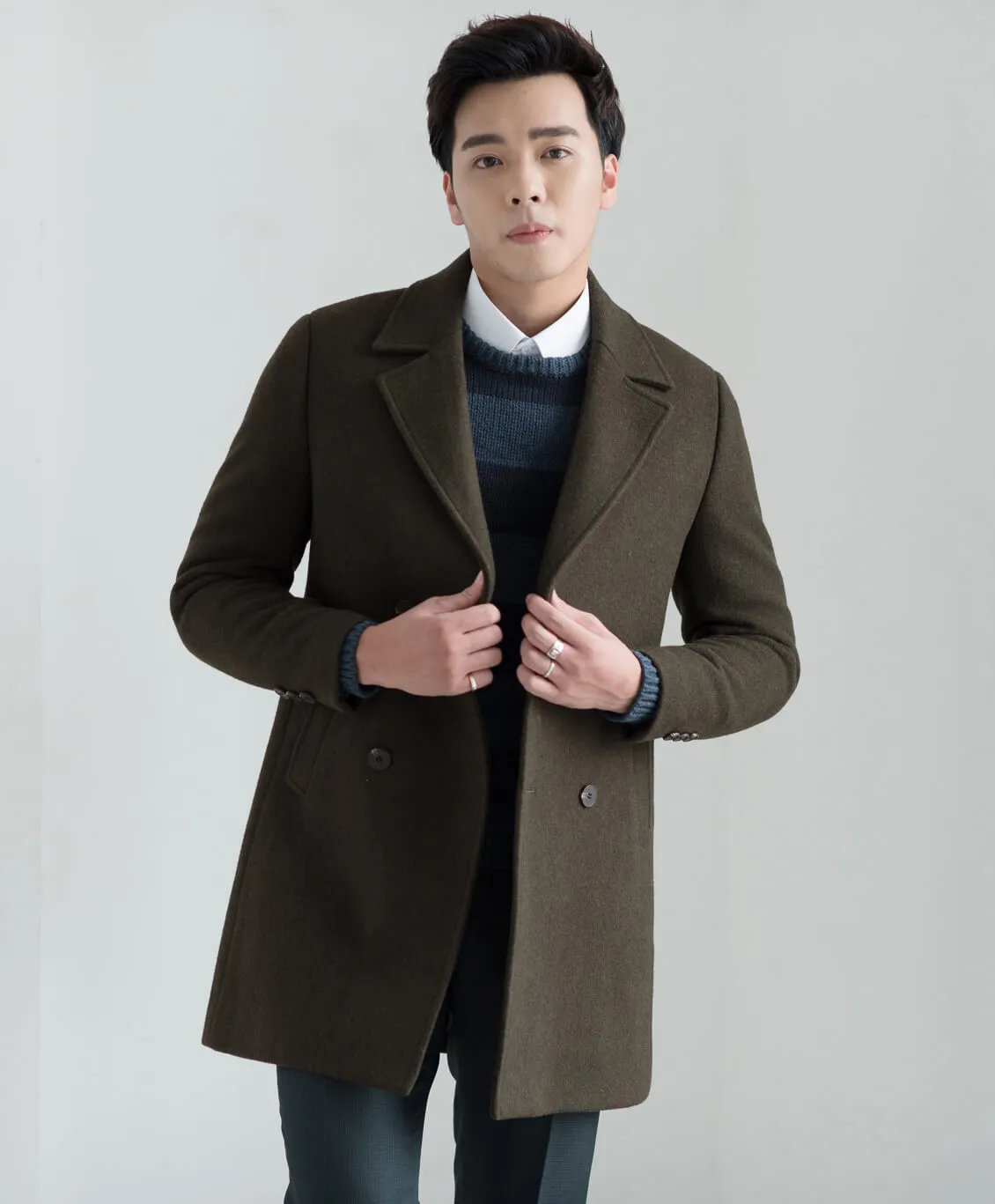 Áo khoác dạ nam ấm áp