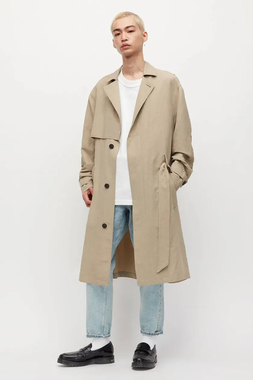 Áo khoác dài măng tô thích hợp cho thời tiết thu đông