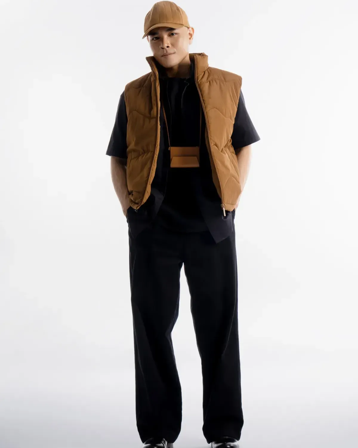 Áo khoác nam gile đơn giản, năng động