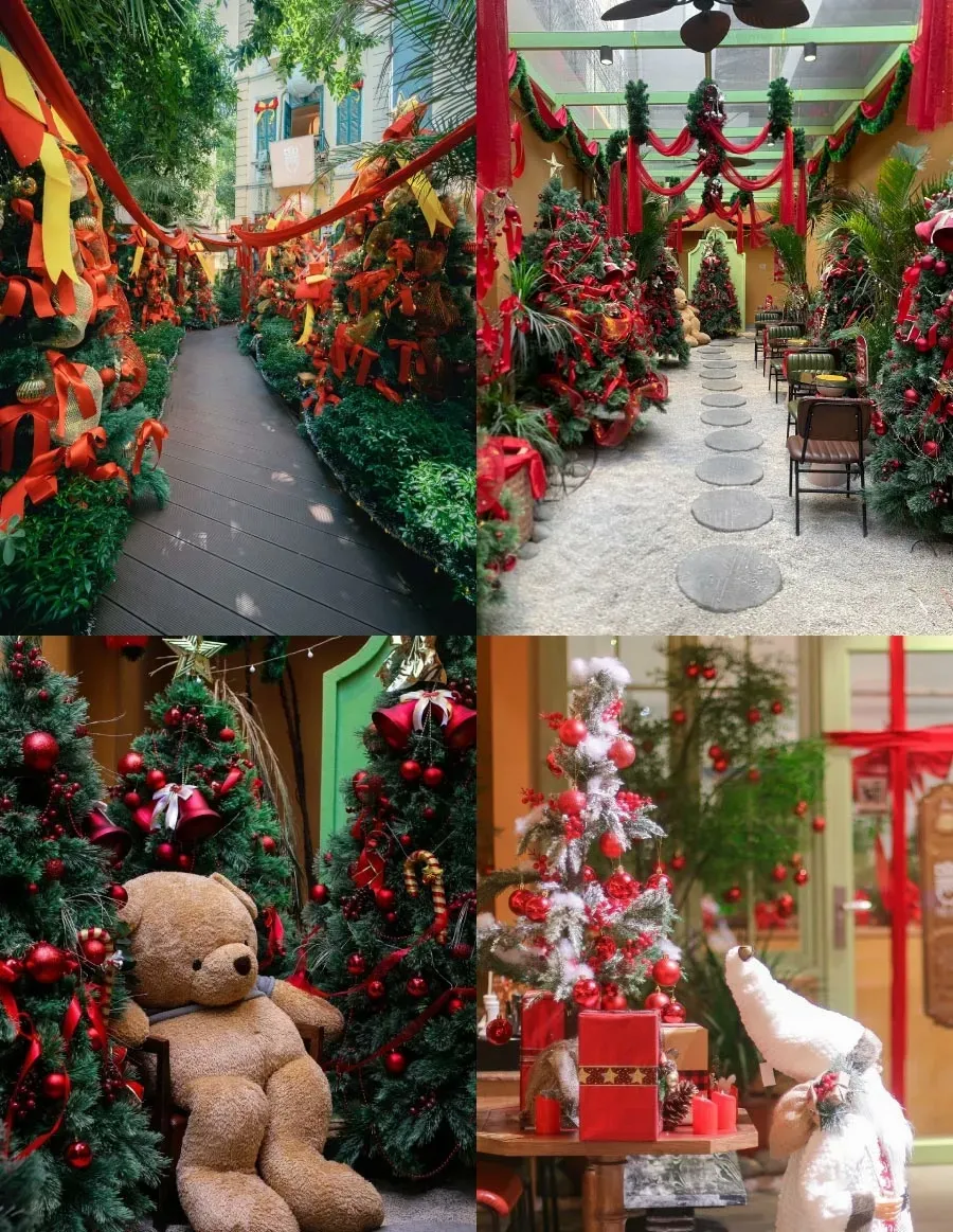 Ngôi làng Giáng Sinh đã có mặt tại Phò Mã Coffee