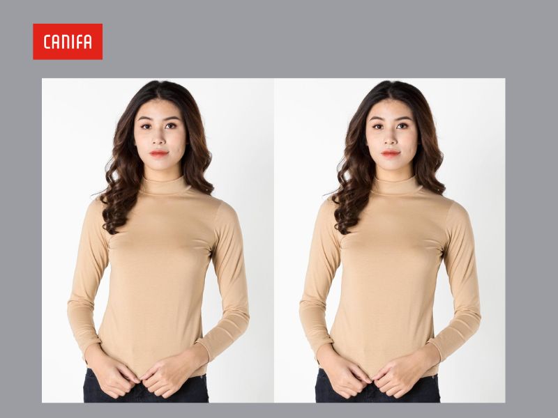 Áo giữ nhiệt nữ màu be