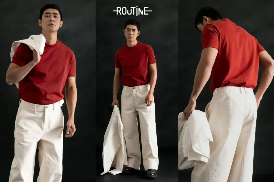 Những kiểu áo phông trơn màu sắc nổi bật đơn giản nhưng không đơn điệu