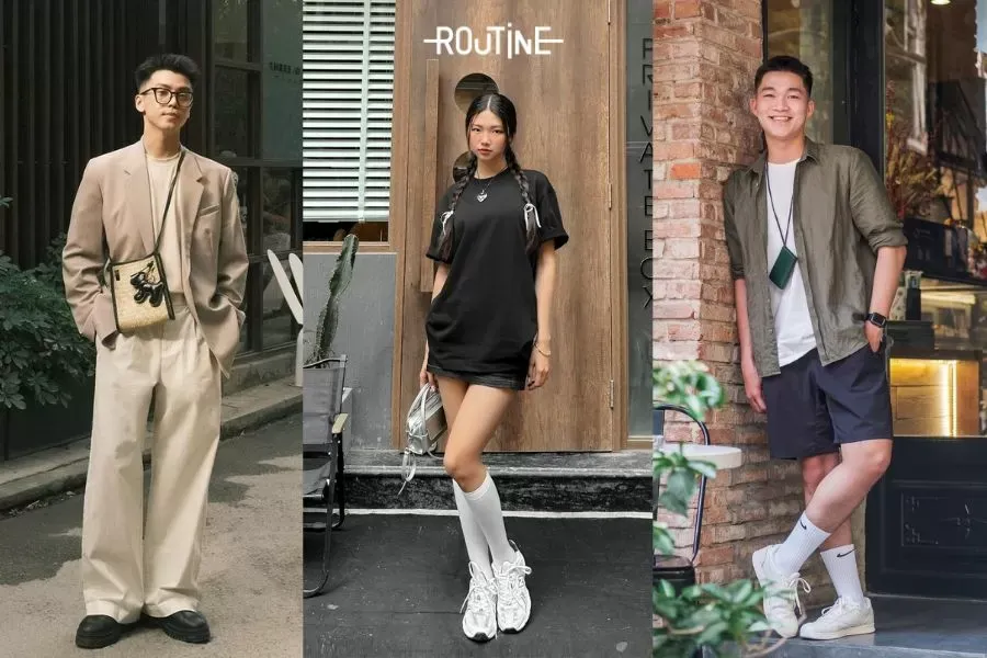 Gợi ý phối đồ đa phong cách cùng áo phông trơn dành cho nam và nữ