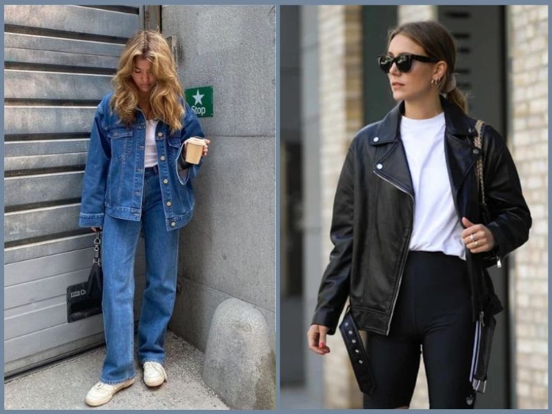 Nâng tầm phong cách ngày lạnh với áo phông trắng nữ và áo khoác