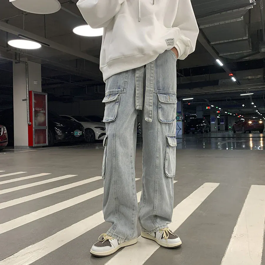 Dáng quần jean cargo năng động, khỏe khoắn