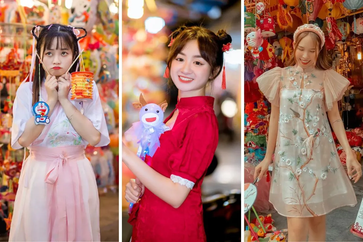 Phụ kiện Trung Thu cho tóc