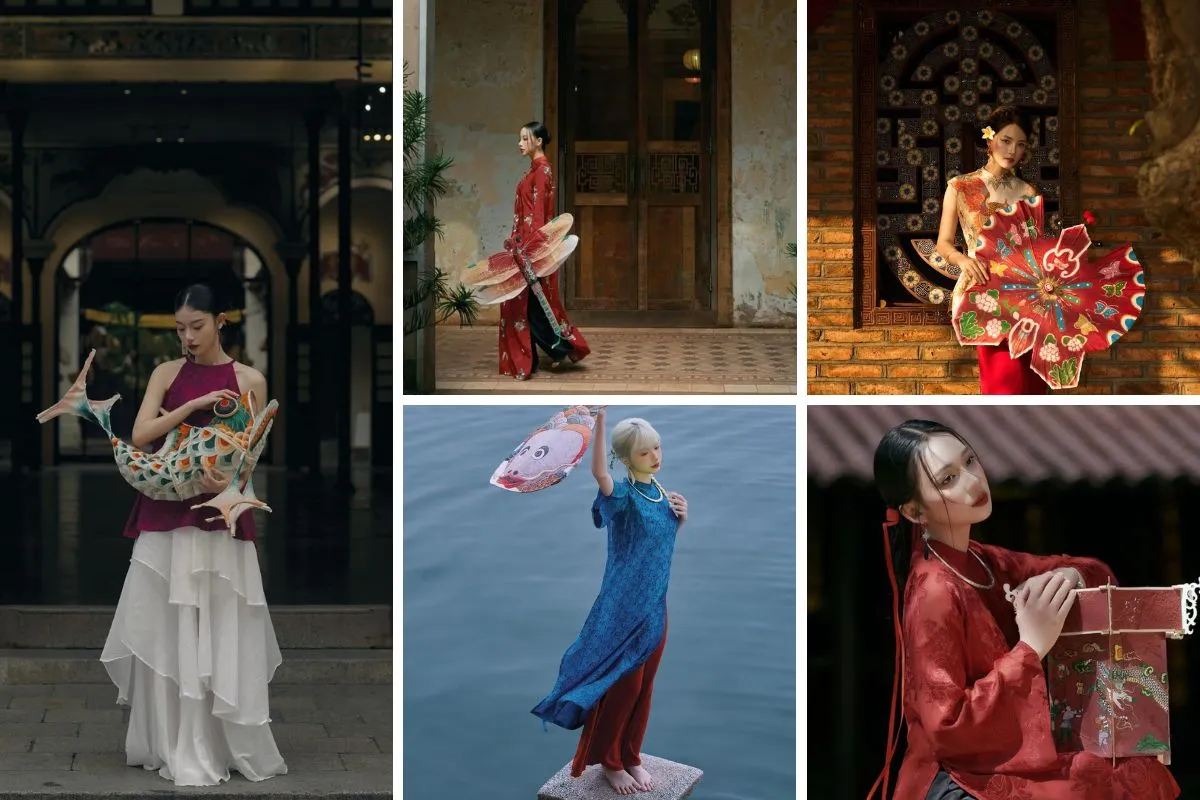 Chụp ảnh Trung Thu ngoài trời