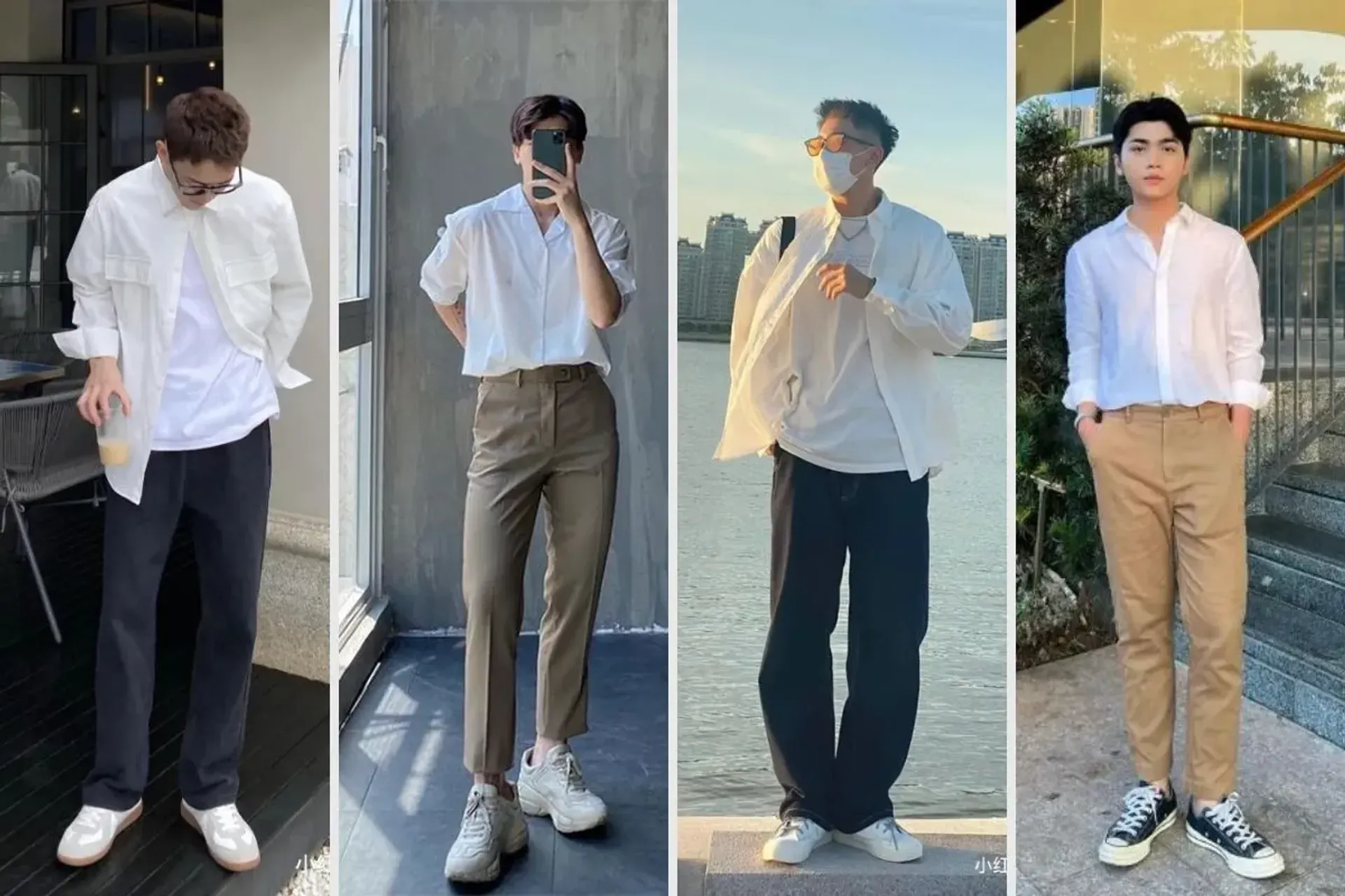 Áo sơ mi và quần tây là lựa chọn lịch sự, chỉn chu cho nam giới Áo sơ mi và quần tây là lựa chọn lịch sự, chỉn chu cho nam giới