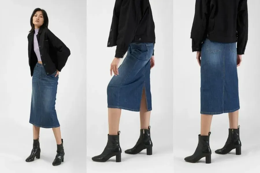 Chân váy suông phù hợp với mọi vóc dáng và phong cách.