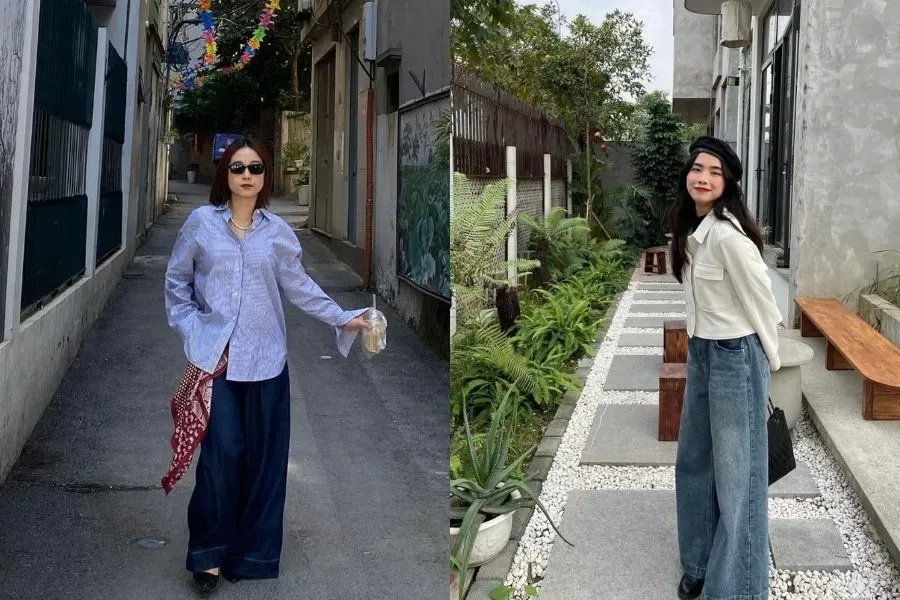 e95eec7f-6857-4b65-8e54-df18eab68986 Trào lưu quần ống rộng được săn đón dịp Noel