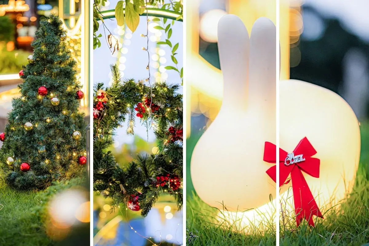 diamond plaza trang trí giáng sinh