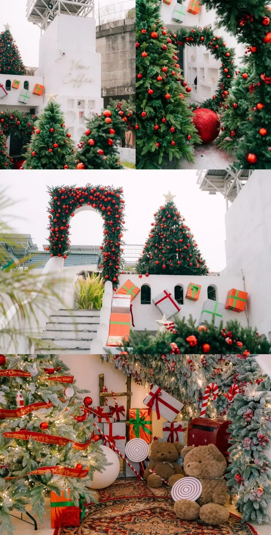 Decor Noel xịn sò, xinh đẹp, bắt mắt từ Vòm Coffee