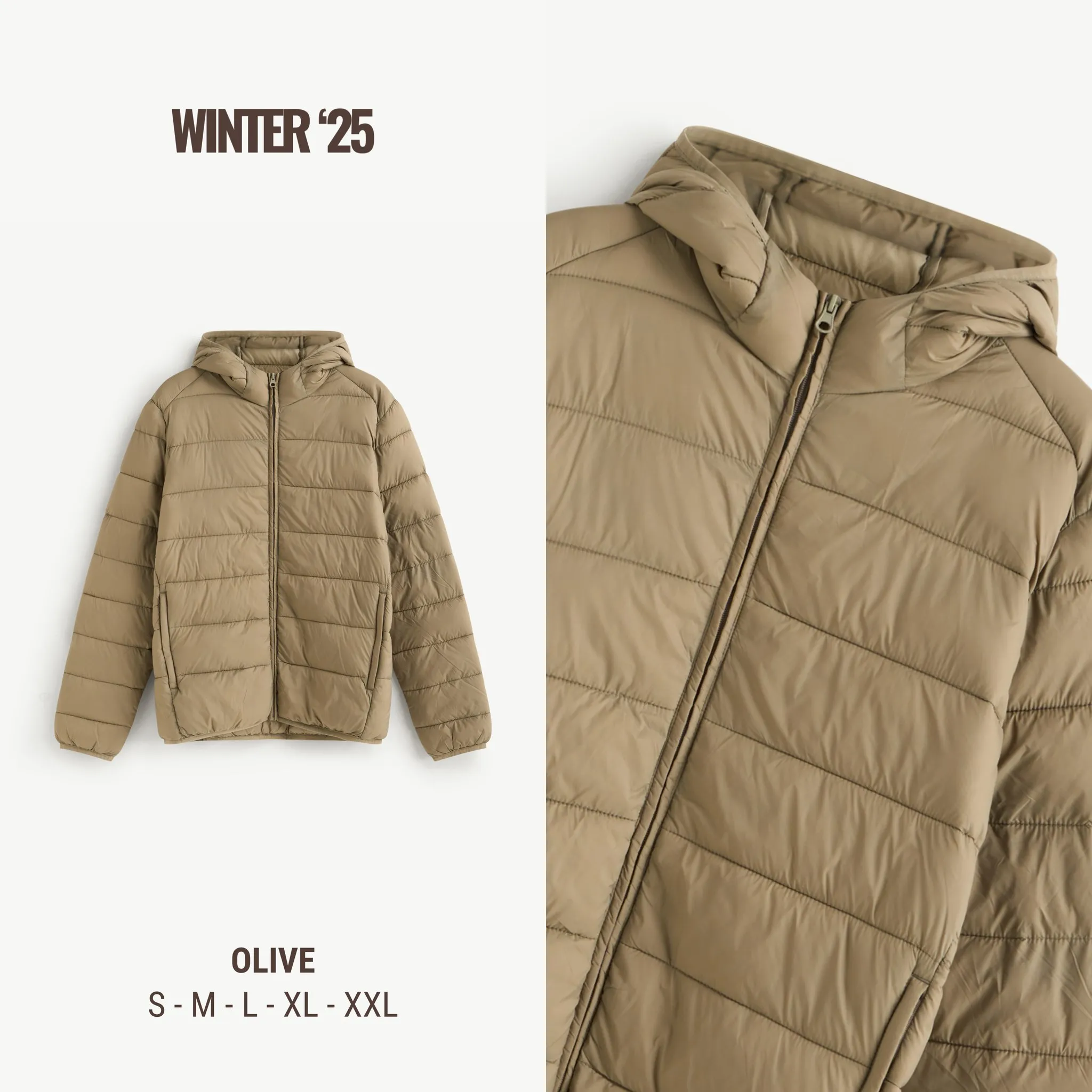 Mẫu áo phao nam dày dặn, giữ ấm mùa đông cho quý ông