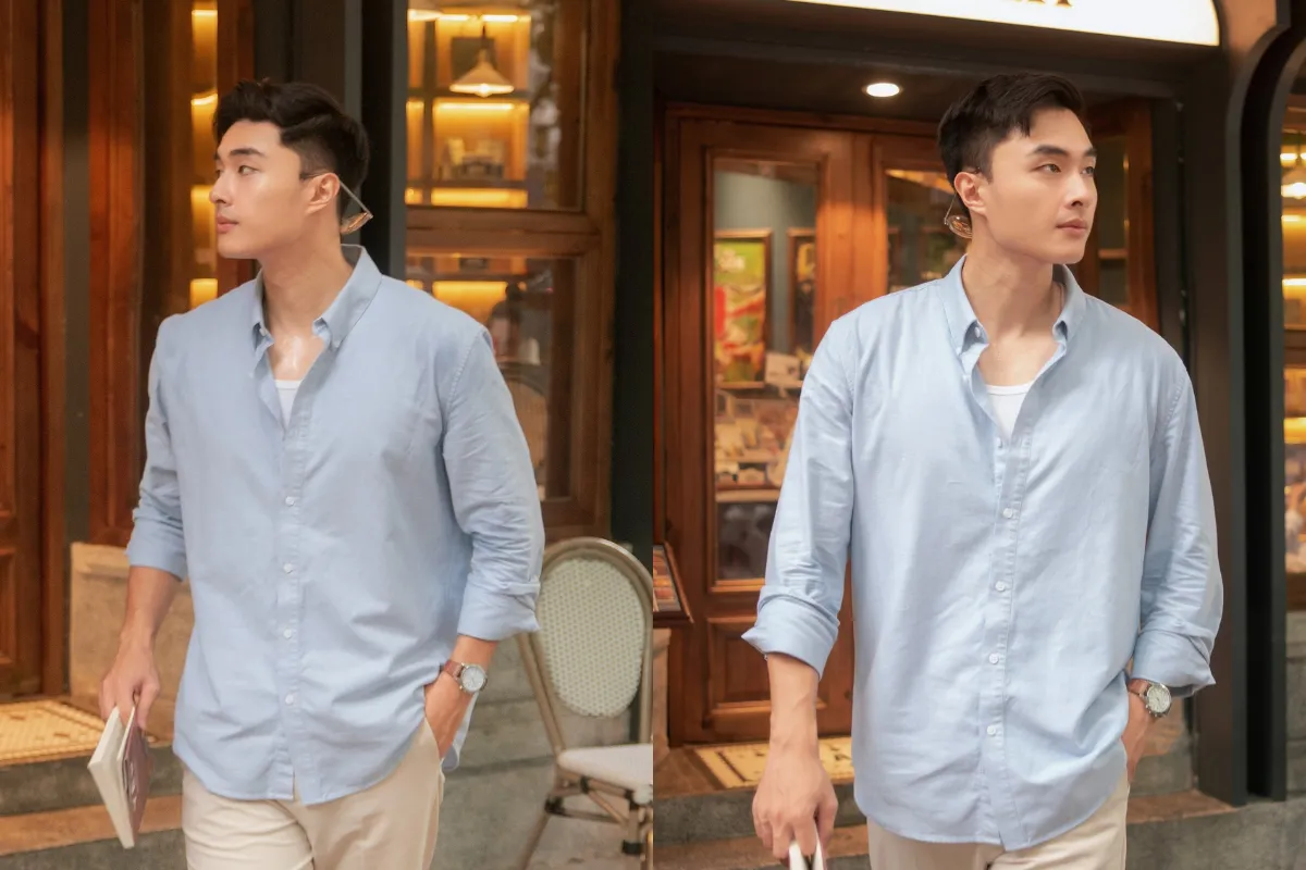 Trang phục màu xanh da trời rất hợp với người mệnh Thủy