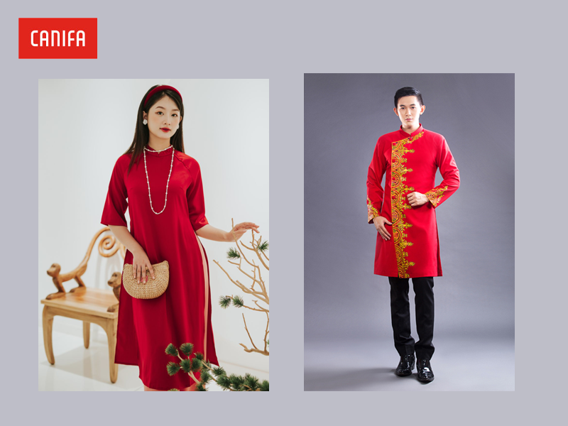 phối áo dài đi chơi tết cho học sinh cấp 2