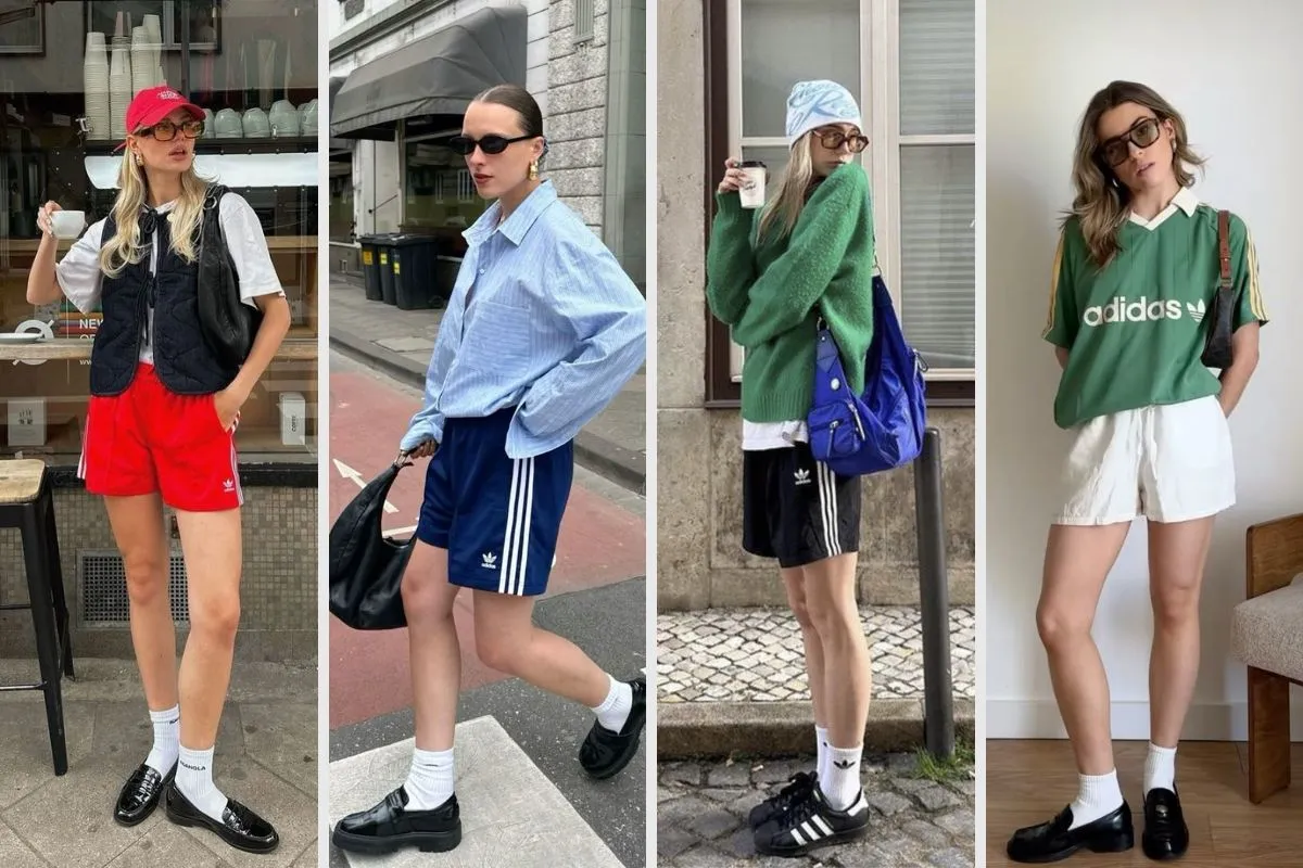 kết hợp kính râm với quần áo thể thao nữ