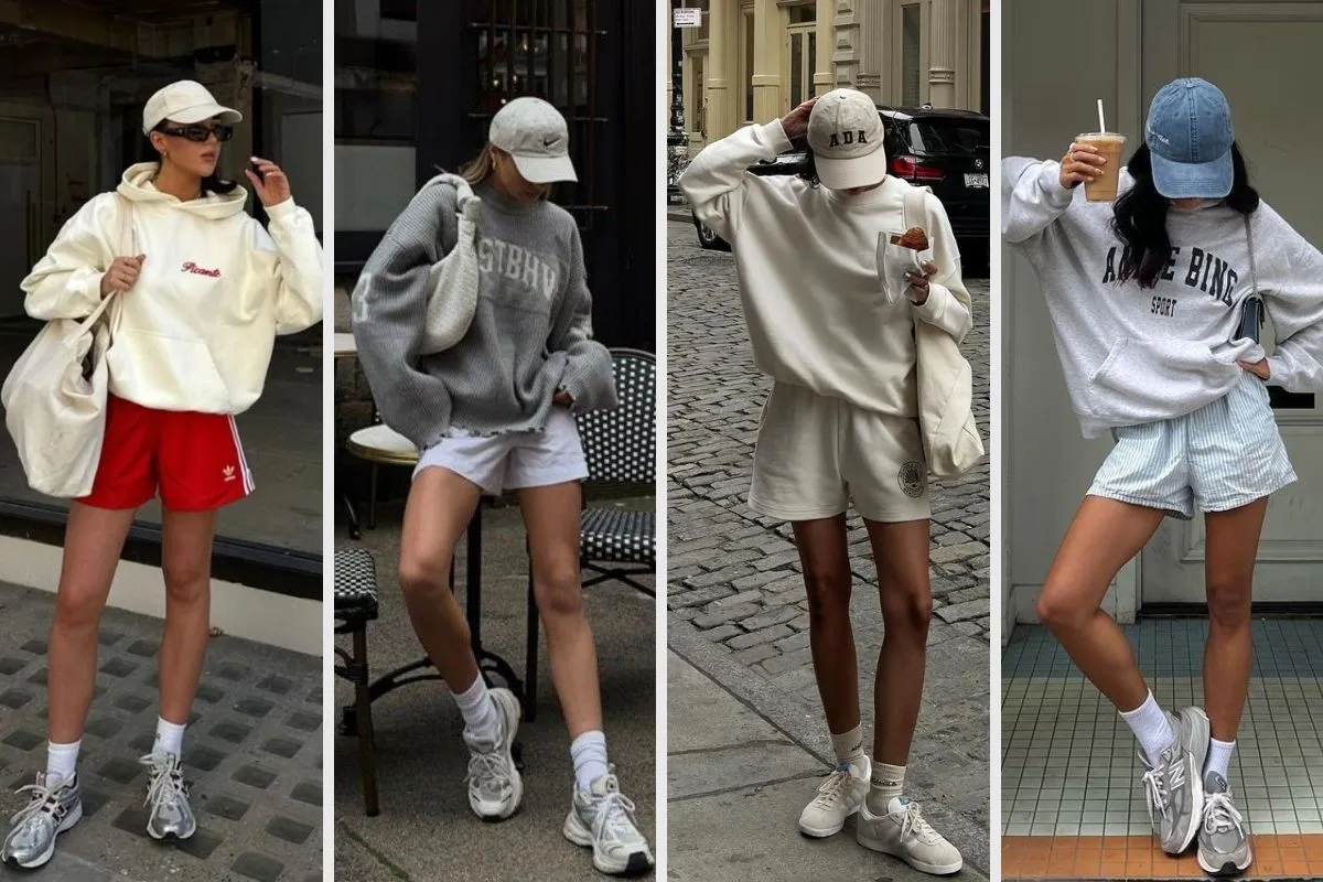 phối đồ nữ thể thao cùng mũ