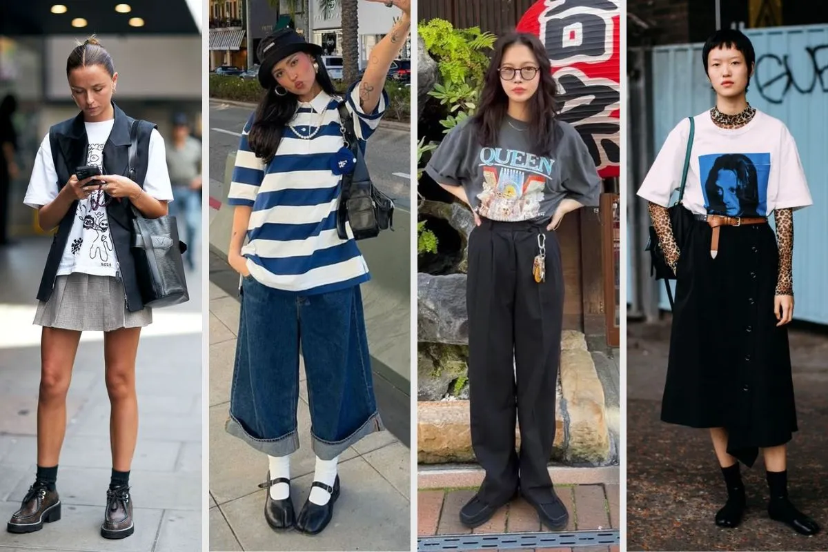 phối đồ nữ style street