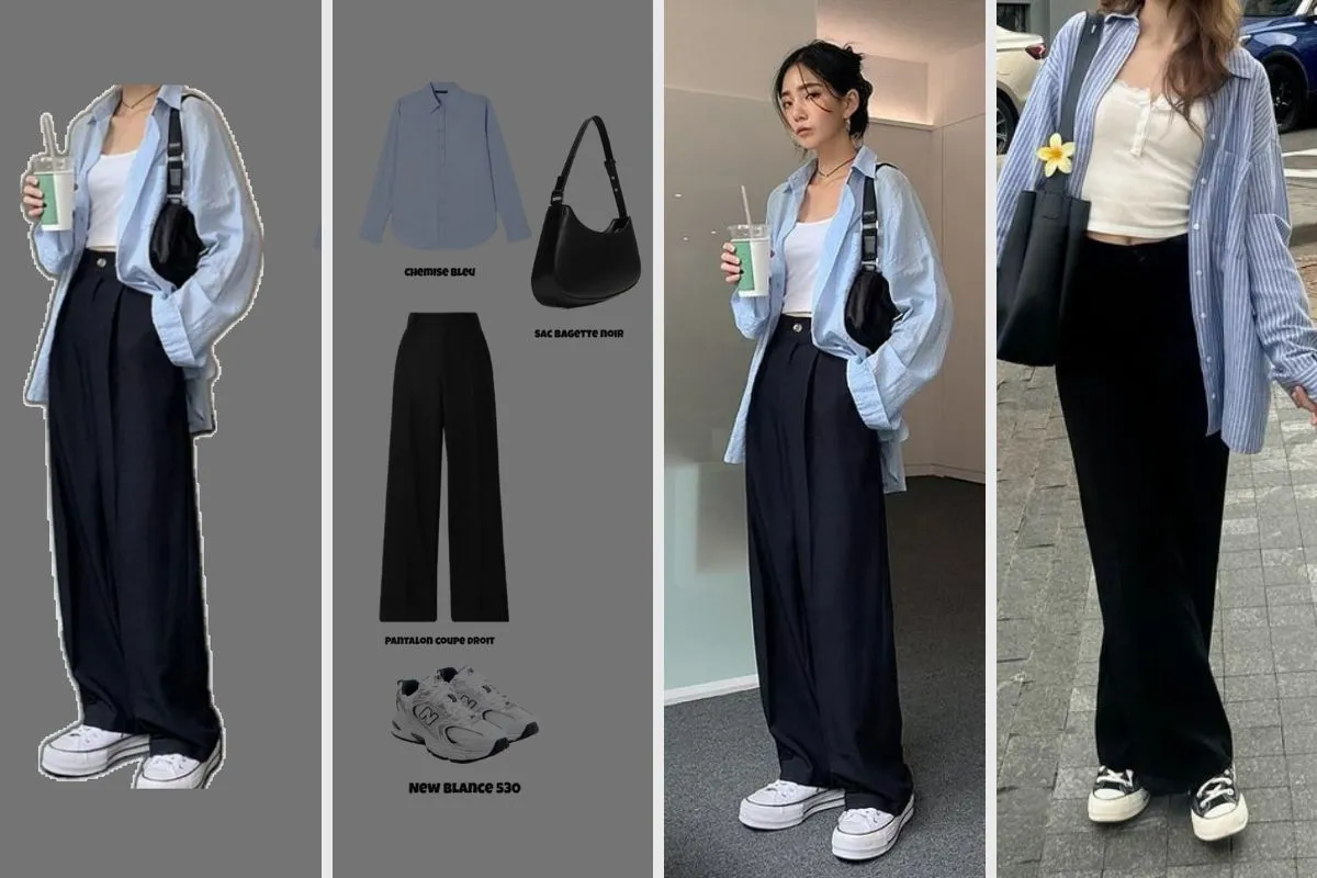 mẫu áo sơ mi tay dài cho sinh viên nữ