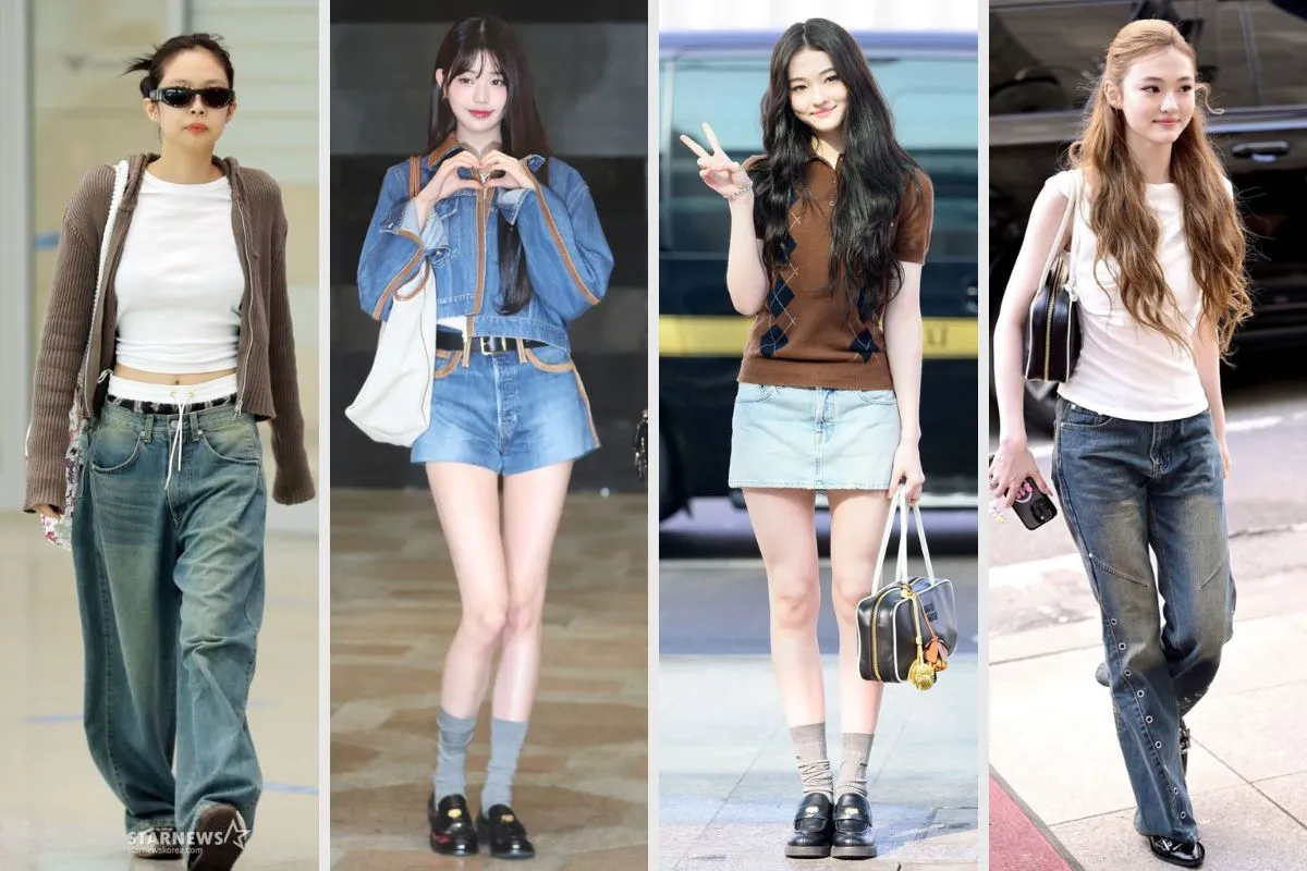 phối đồ đi học cho nữ phong cách y2k