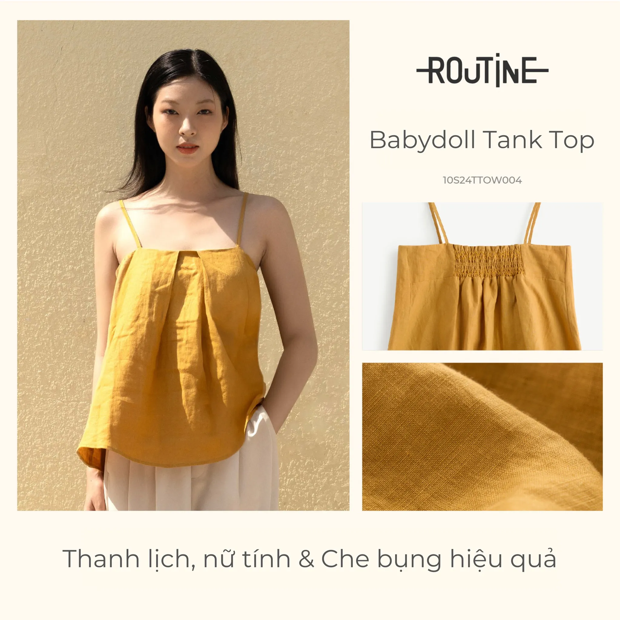 phoi-do-voi-ao-hai-day-6-jpg-pdw8 Babydoll tank top thanh lịch, nữ tính