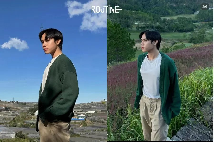 Mix áo len dài tay dáng cardigan nhẹ nhàng dành cho nam