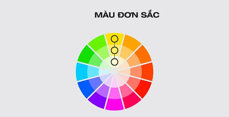 Phối màu đơn sắc