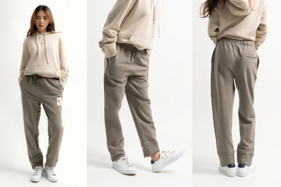Quần jogger nữ phối cùng chiếc áo hoodie là một set đồ huyền thoại, nhận được nhiều sự yêu thích
