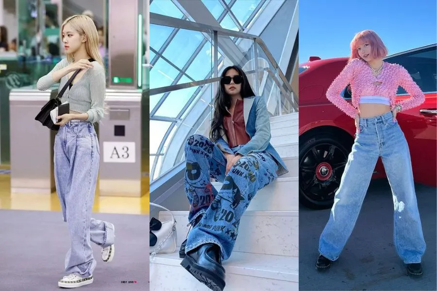 Quần jeans ống rộng được giới trẻ phối đa dạng và mới mẻ hơn