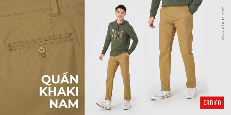 quần kaki nam canifa