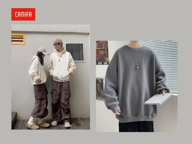 Quần Parachute và áo nỉ giành cho những ngày thu đông