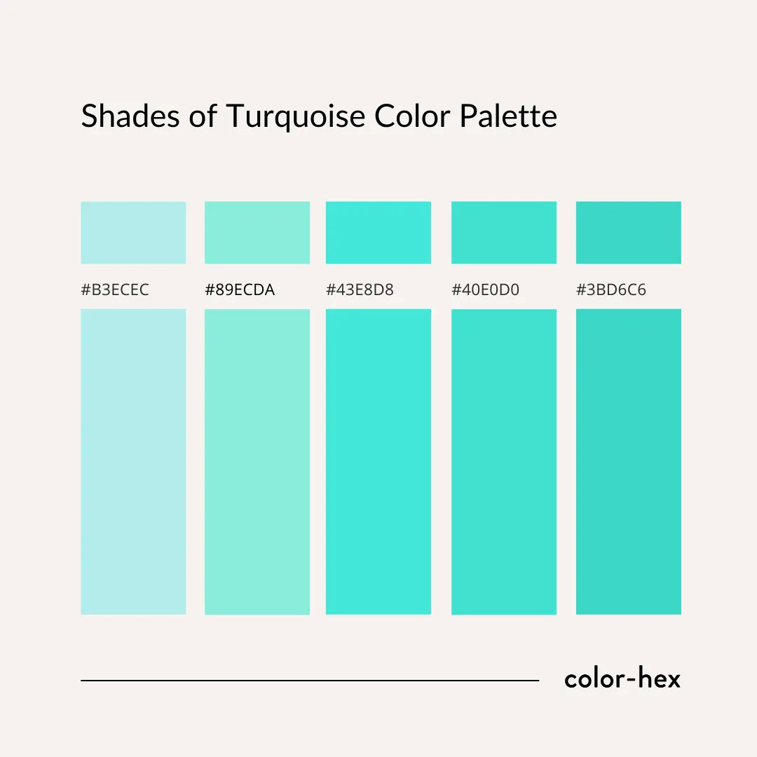 Sắc xanh ngọc có nhiều biến thể màu sắc đậm nhạt khác nhau.